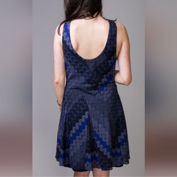 NWOT: Free People My One & Only Indigo Combo Boho Festival Tank Mini Dress• XS - Picture 3 of 7